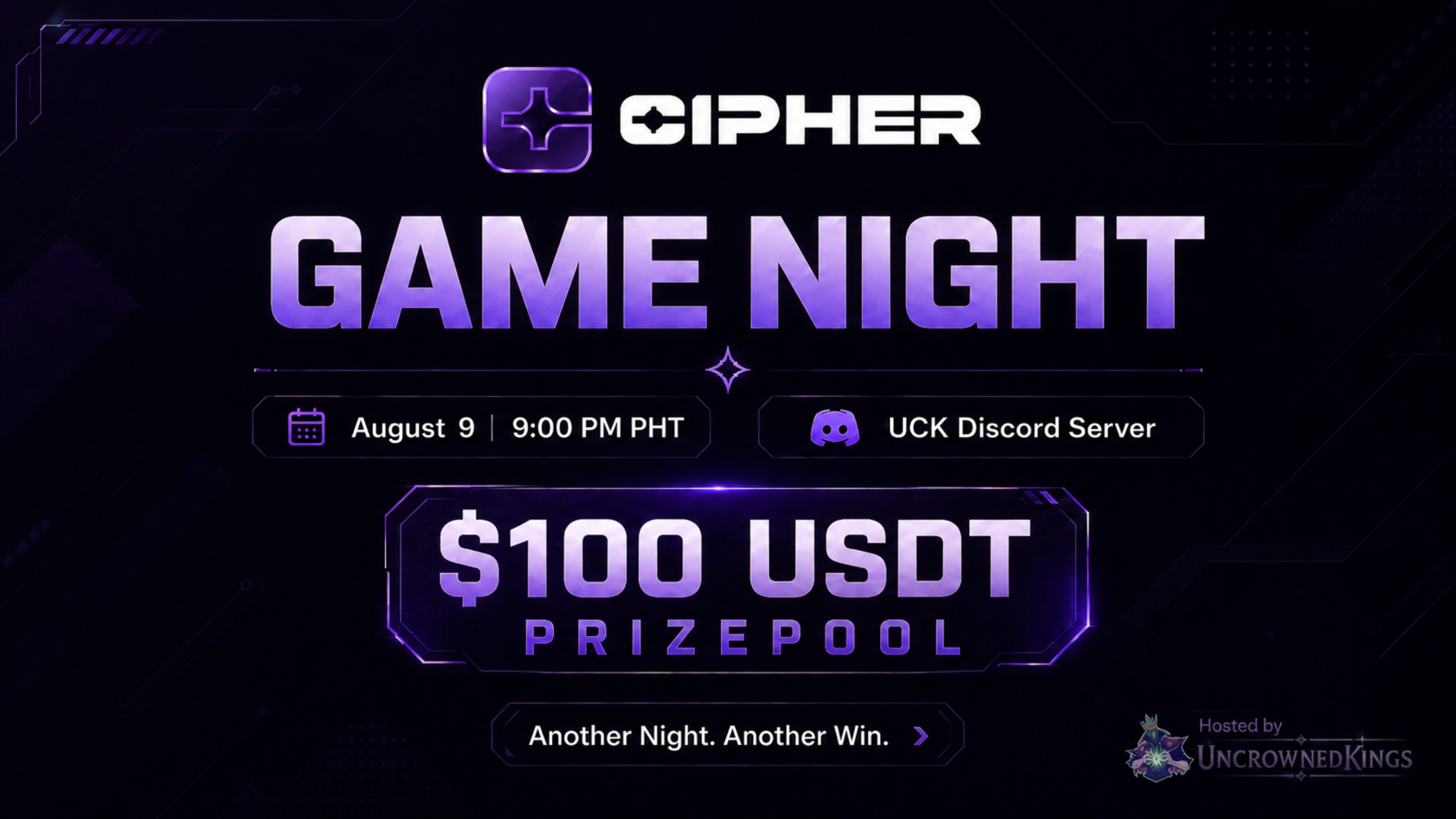 UCK × Cipher AI Game Night image 1